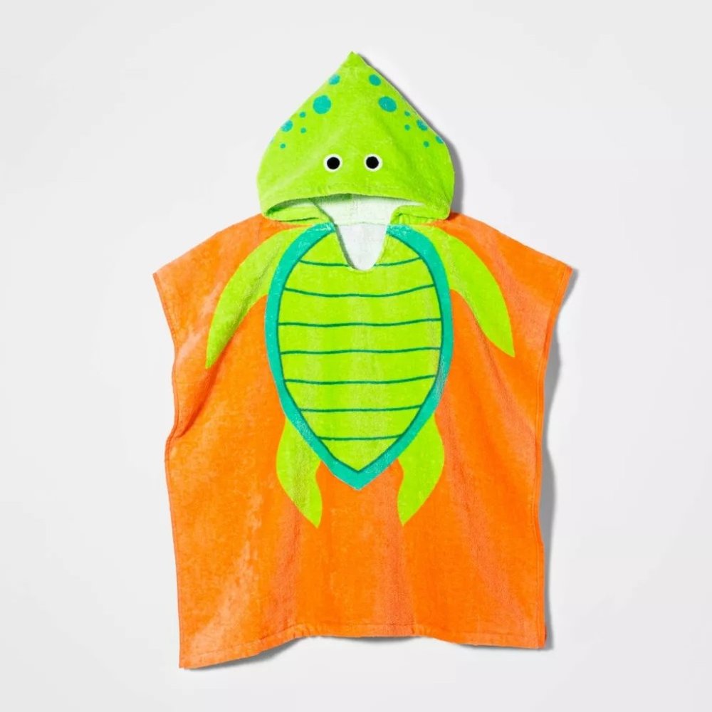 Sun Squad™ Turtle Kids Hooded Towel